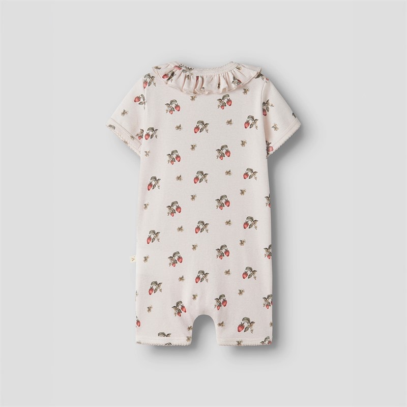 Lil' Atelier Girls Gayo Short Sleeve Sunsuit Morganite - Image 2