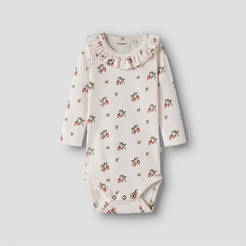 Lil' Atelier Girls Gayo Short Sleeve Babygrow Morganite
