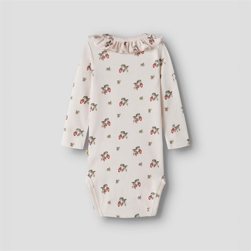 Lil' Atelier Girls Gayo Short Sleeve Babygrow Morganite - Image 2