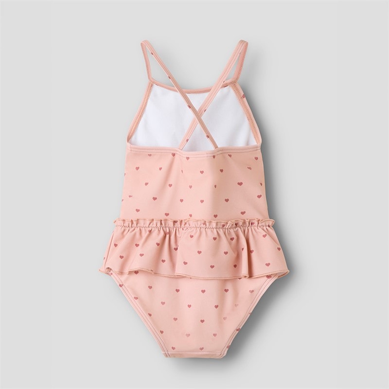 Lil' Atelier Girls Helga Swimsuit Misty Rose - Image 2