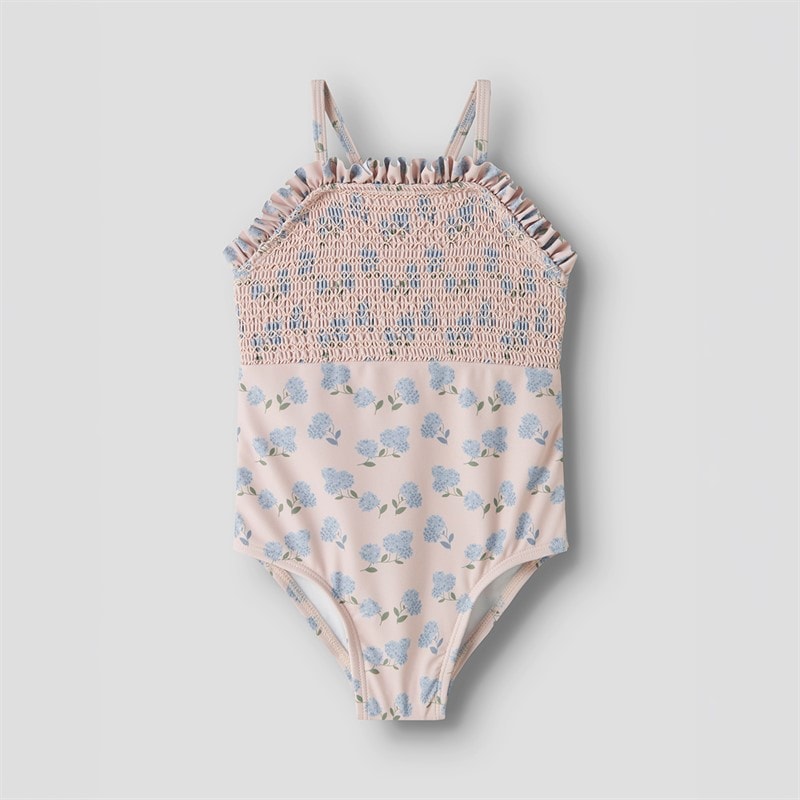 Lil' Atelier Girls Fiona Swimsuit Peach Whip