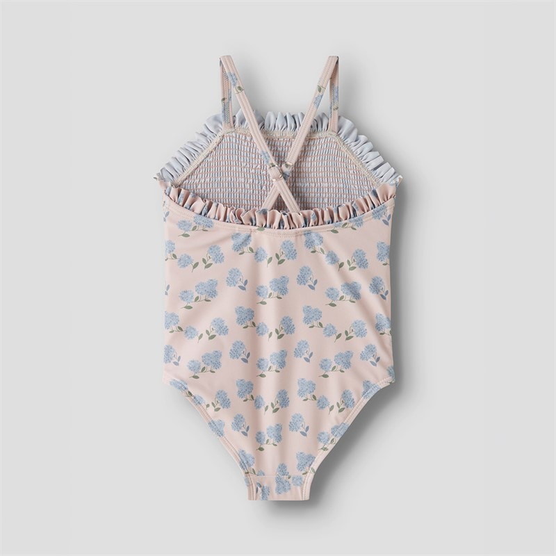 Lil' Atelier Girls Fiona Swimsuit Peach Whip - Image 2