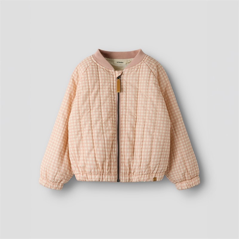 Lil' Atelier Girls Larose Bomber Jacket Cameo Rose