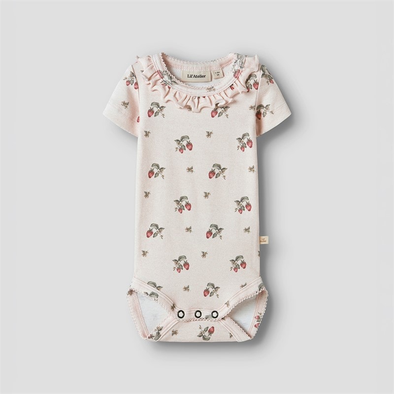 Lil' Atelier Girls Gayo Short Sleeve Babygrow Morganite