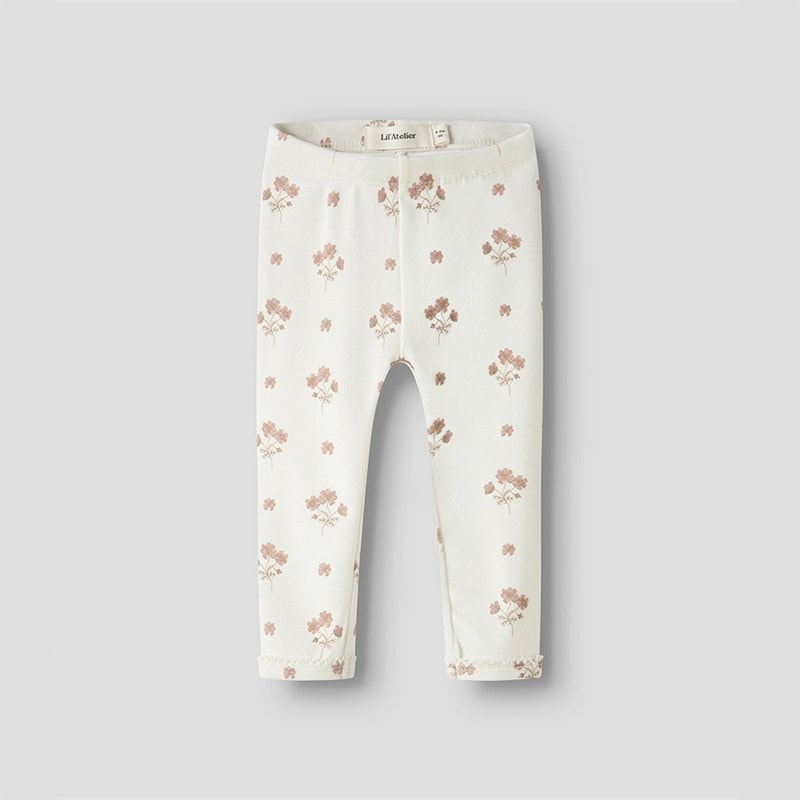 Lil' Atelier Girls Layo Leggings Coconut Milk