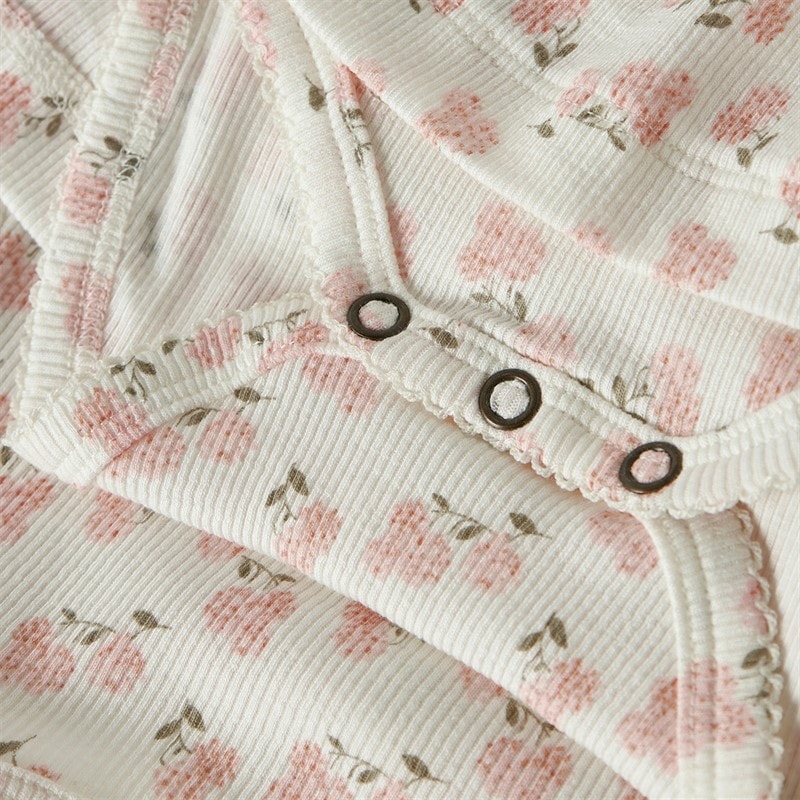 Lil' Atelier Girls Gago Long Sleeve Dress Coconut Milk - Image 2