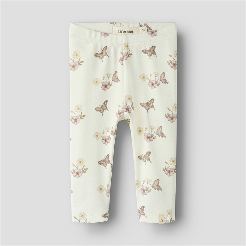Lil' Atelier Girls Layo Leggings Coconut Milk