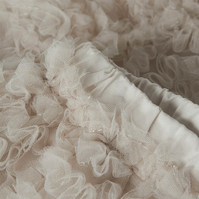 Lil' Atelier Girls Fauna Tulle Skirt Pumice Stone - Image 3
