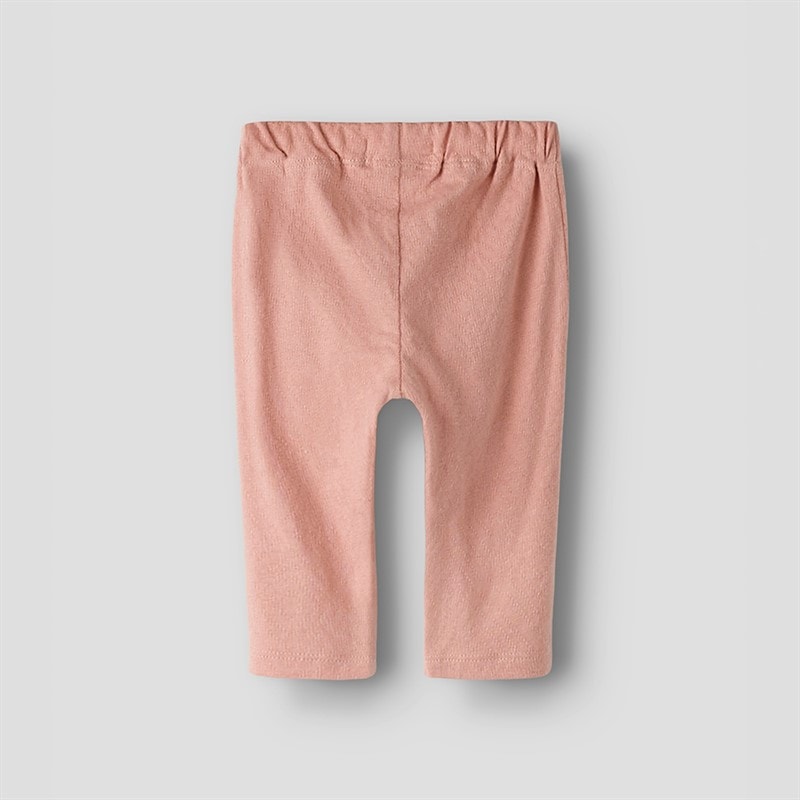 Lil' Atelier Girls Halina Trousers Rose Tan - Image 2