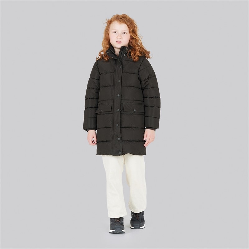 Zig Zag Girls Luisa Puffer Parka Jacket 1001 Black - Image 5