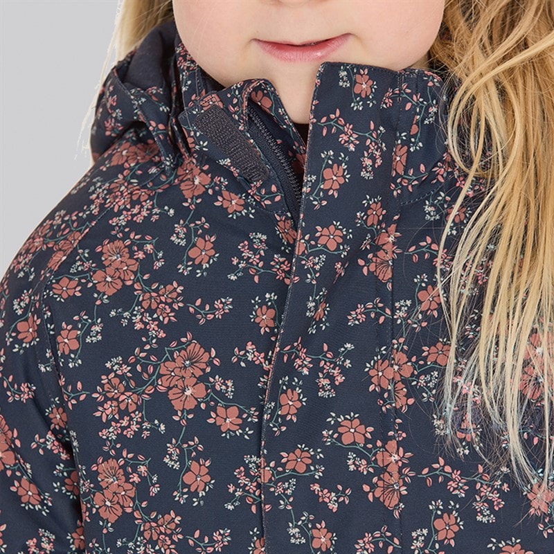 Zig Zag Girls Tower Printed Waterproof 10.000 MM Snowsuit 4330 Withered Rose - Image 3