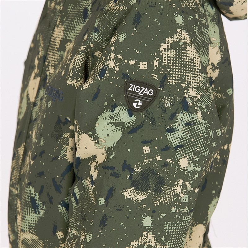 Zig Zag Boys Tower Printed Waterproof 10.000 MM Snowsuit 3048 Beetle - Image 3