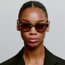 A Kjærbede Lane Sunglasses Striped Horn