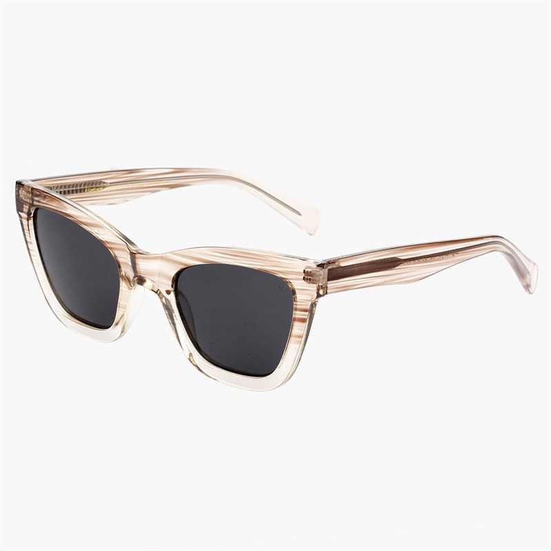 A Kjærbede Big Kanye Sunglasses Demi Grey/Crystal Transparent