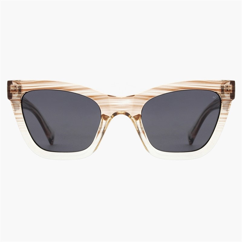 A Kjærbede Big Kanye Sunglasses Demi Grey/Crystal Transparent - Image 2