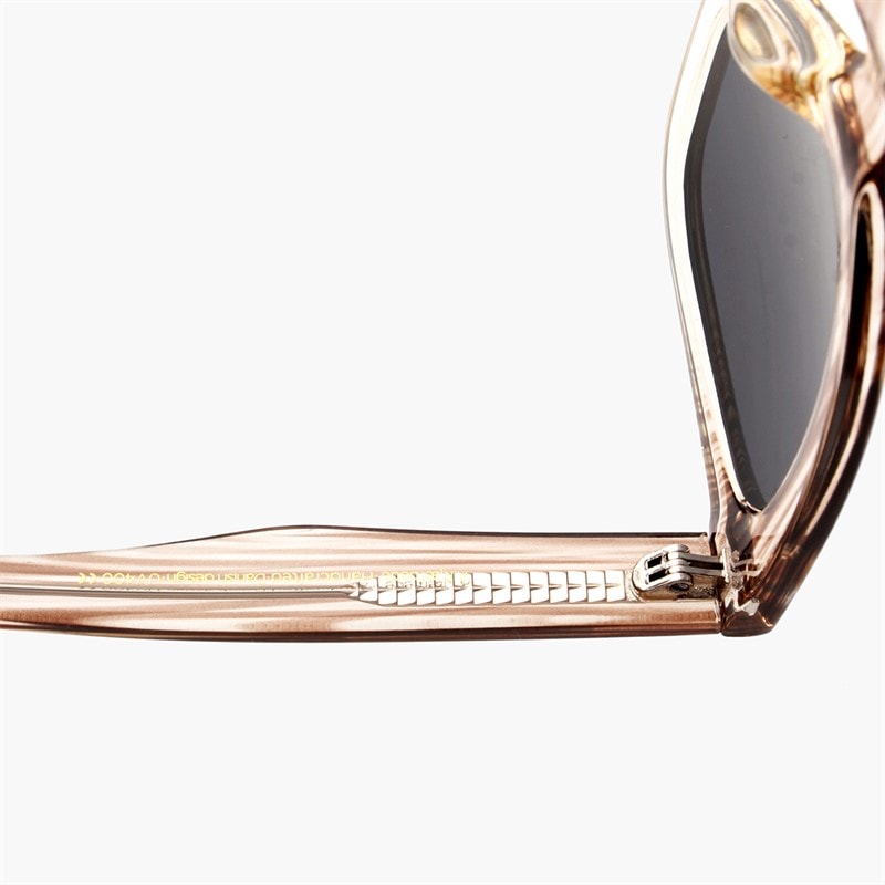 A Kjærbede Big Kanye Sunglasses Demi Grey/Crystal Transparent - Image 3