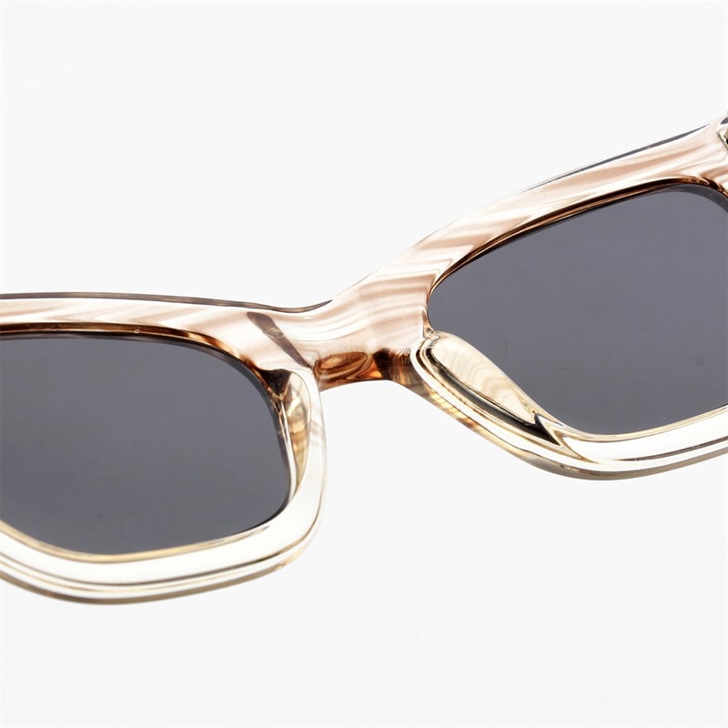 A Kjærbede Big Kanye Sunglasses Demi Grey/Crystal Transparent - Image 4