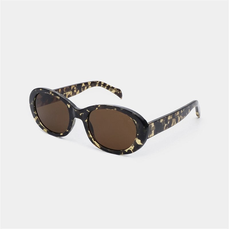 A Kjærbede Anma Sunglasses Black/Yellow Tortoise