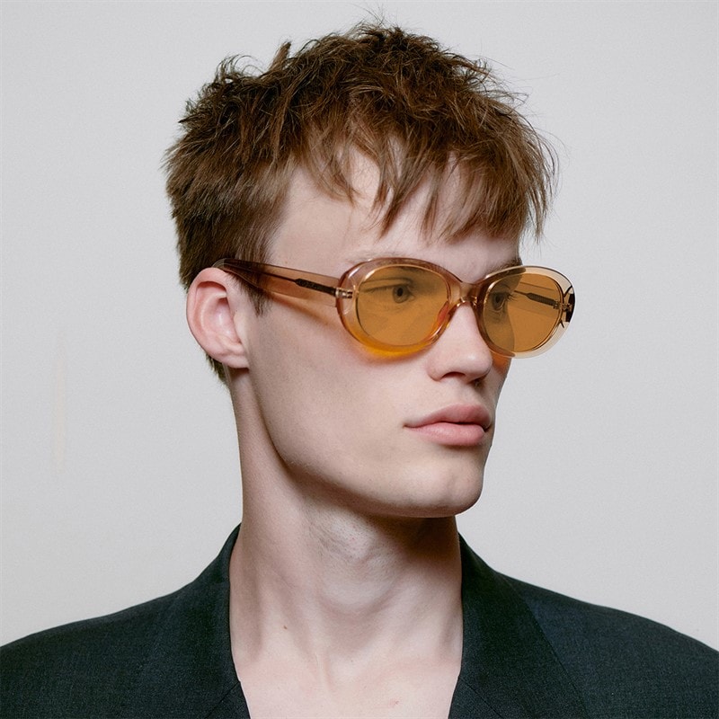 A Kjærbede Anma Sunglasses Champagne - Image 5