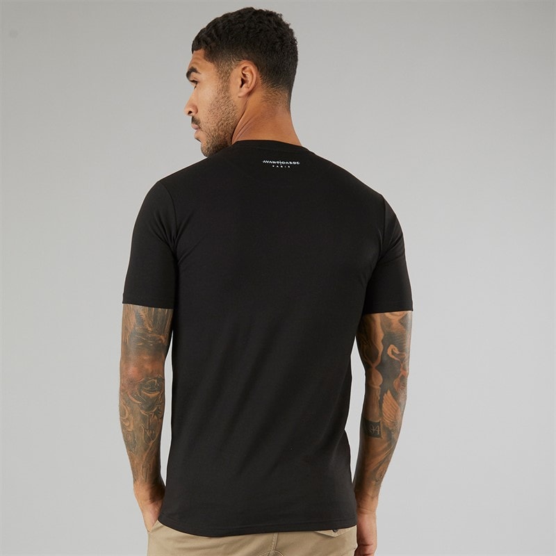 Avant Garde Mens Criptic T-Shirt Black - Image 2