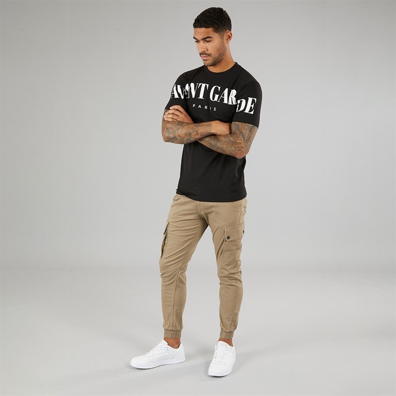 Avant Garde Mens Criptic T-Shirt Black - Image 3