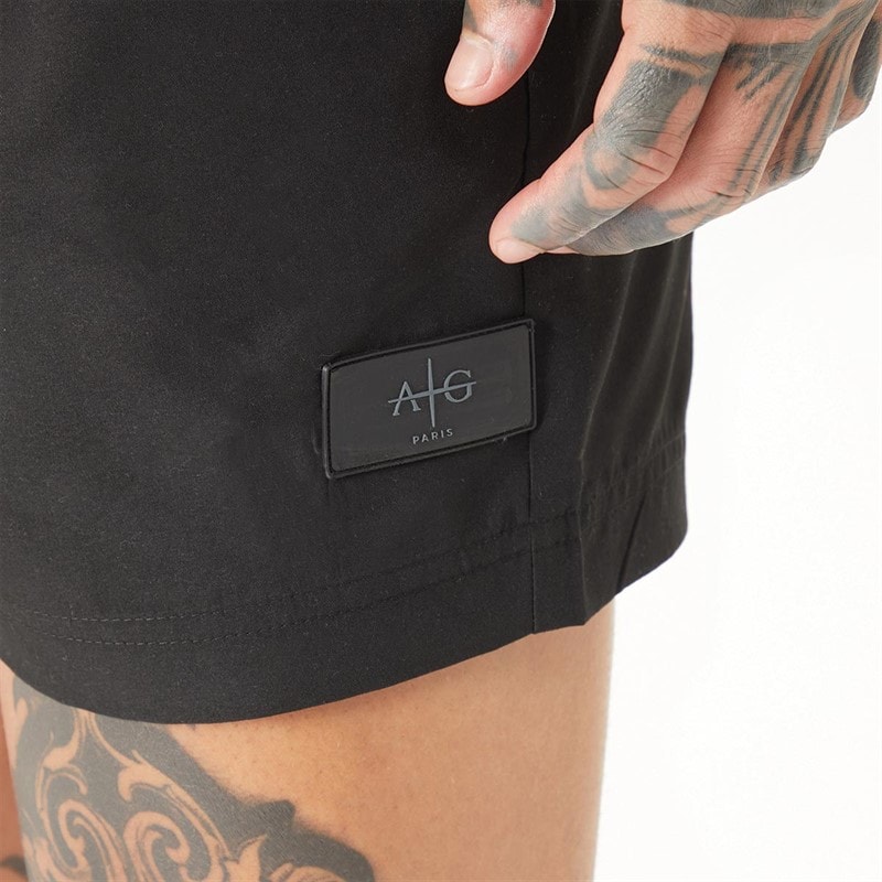 Avant Garde Mens Abroad Swim Shorts Black - Image 3