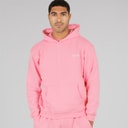 Avant Garde Mens Creatives Slightly Oversized Hoodie Bubblegum Pink