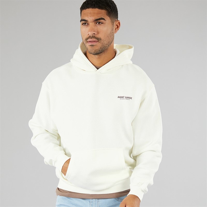 Avant Garde Mens Creatives Hoodie Ecru