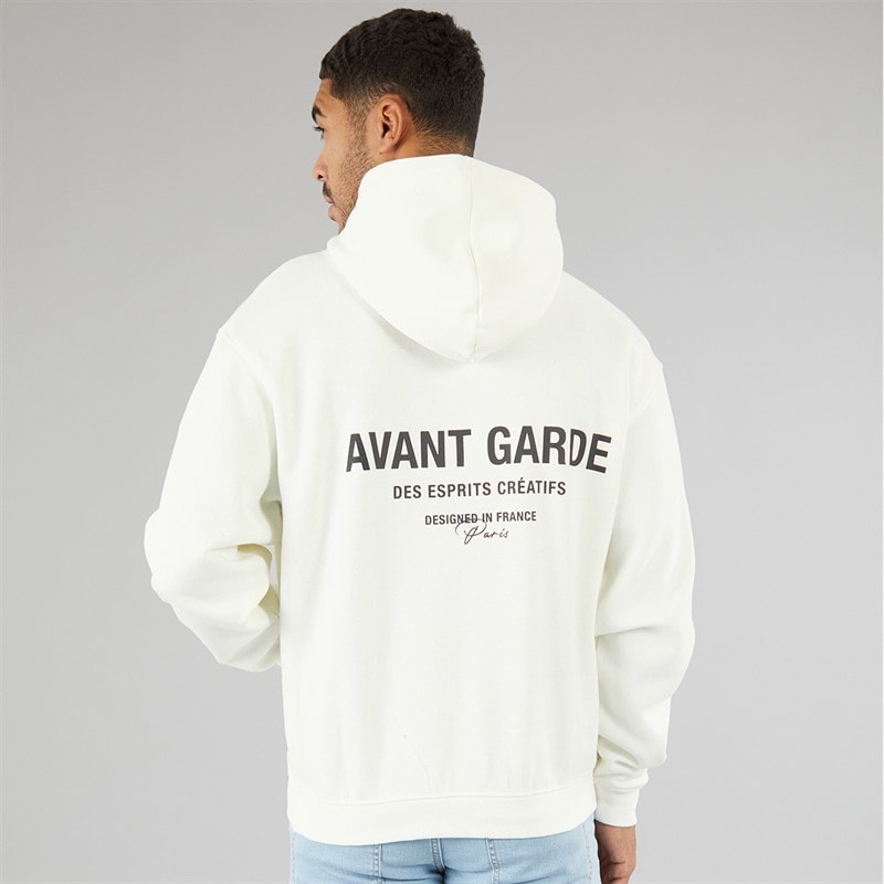 Avant Garde Mens Creatives Hoodie Ecru - Image 2