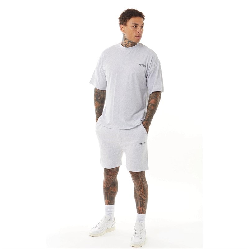 Avant Garde Mens Creatives T-Shirt Light Grey Marl - Image 3
