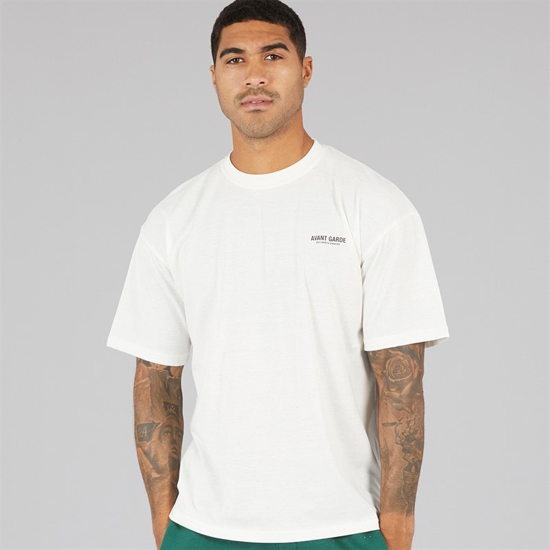 Avant Garde Mens Creatives T-Shirt Ecru - Image 1