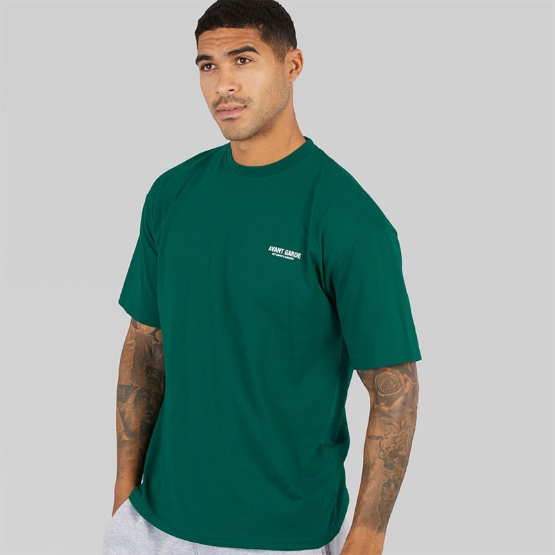 Avant Garde Mens Creatives T-Shirt Emerald