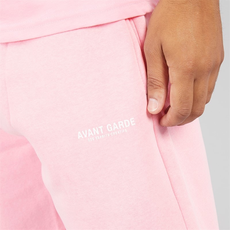 Avant Garde Mens Creatives Shorts Relaxed Fit Bubblegum Pink - Image 3