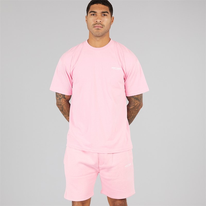 Avant Garde Mens Creatives Shorts Relaxed Fit Bubblegum Pink - Image 5