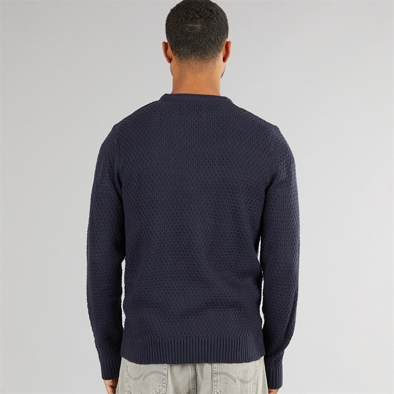 Avant Garde Mens Tanka Crew Neck Jumper Navy - Image 2
