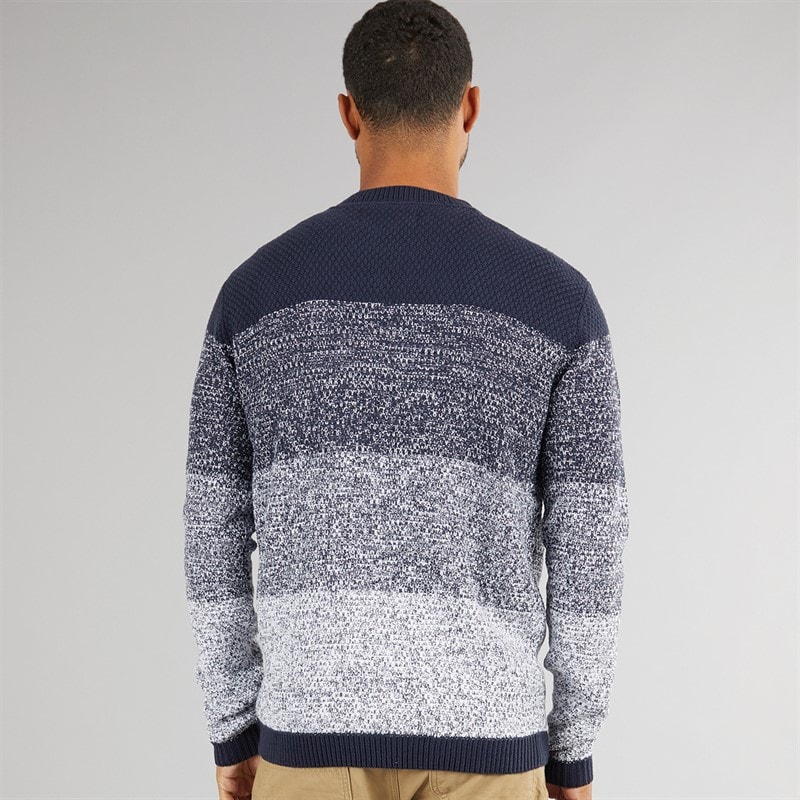 Avant Garde Mens Cameron Crew Neck Jumper Navy - Image 2
