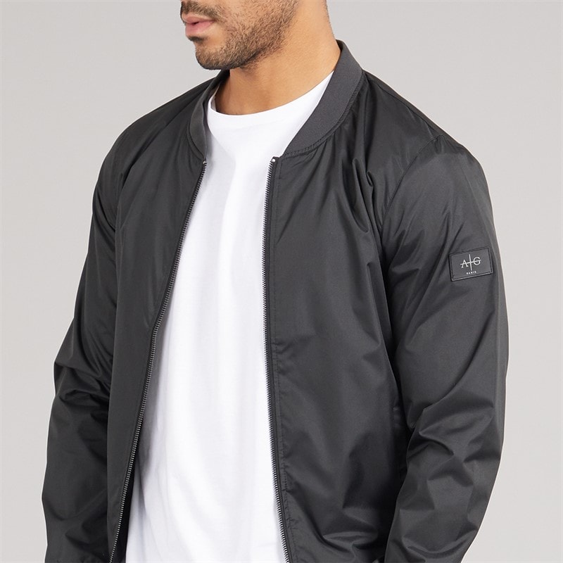 Avant Garde Mens Veste Bomber Jacket Black - Image 3