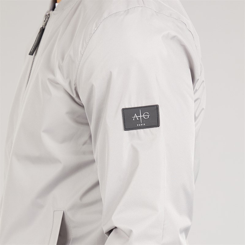 Avant Garde Mens Veste Bomber Jacket Light Grey - Image 3