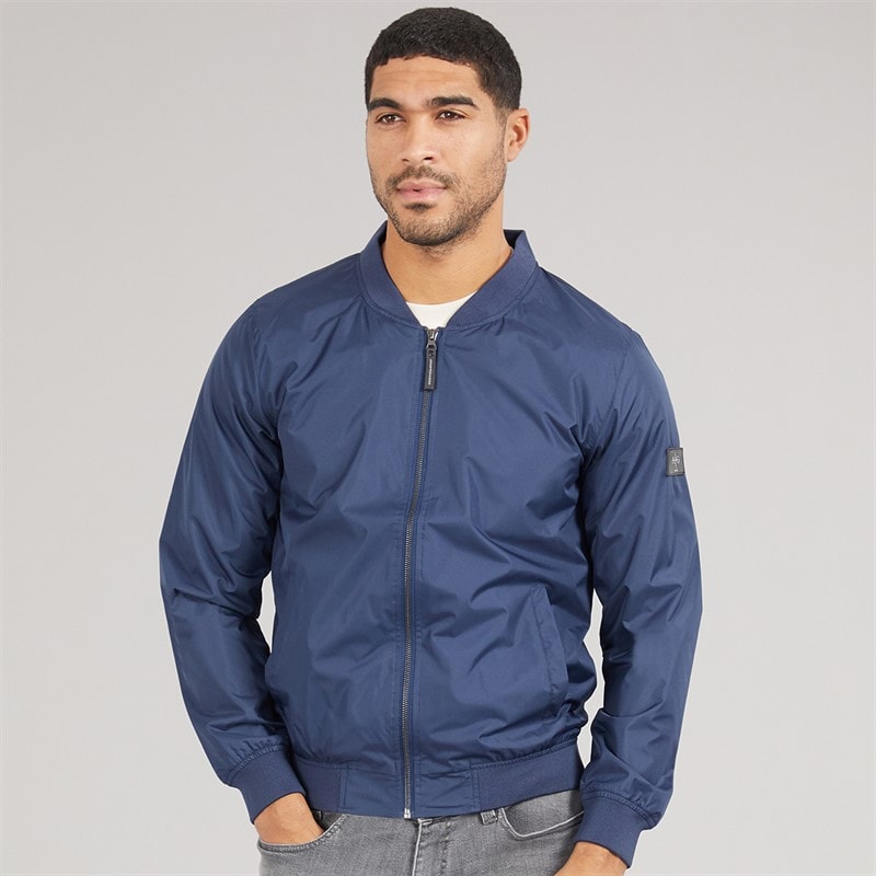 Avant Garde Mens Veste Bomber Jacket Navy - Image 5
