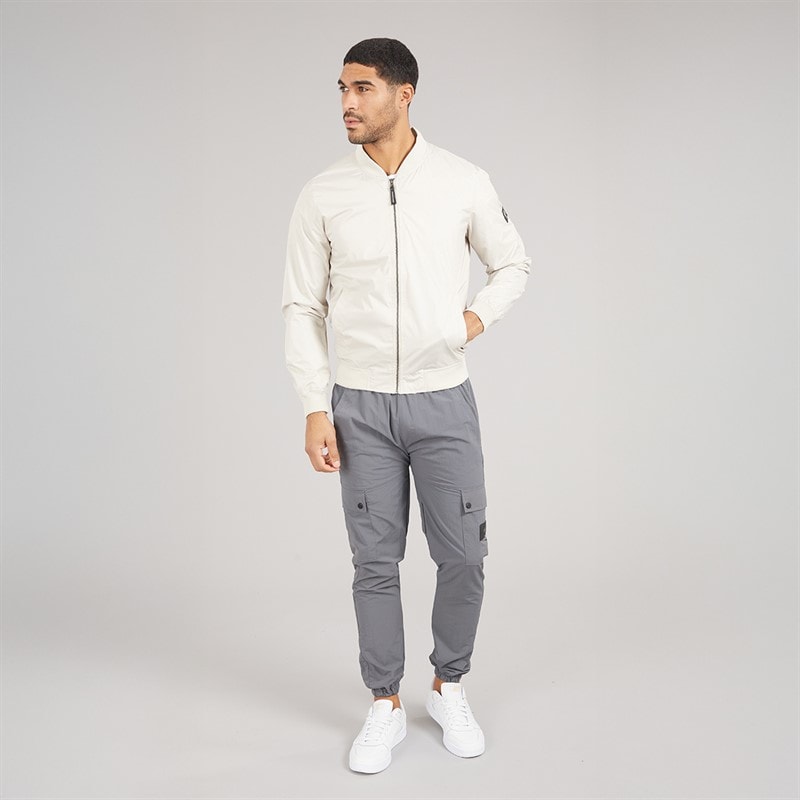 Avant Garde Mens Veste Bomber Jacket Stone - Image 4