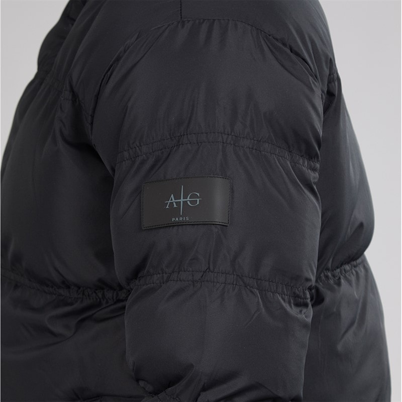 Avant Garde Mens Rawlins Puffer Jacket Black - Image 3