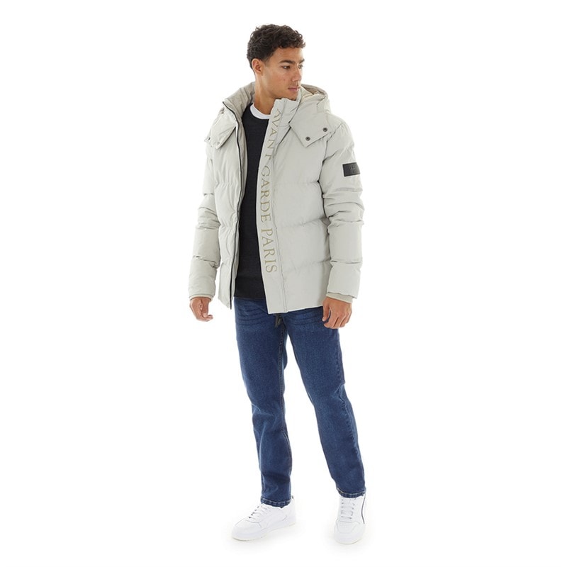 Avant Garde Mens Cottian Puffer Jacket Frost Grey - Image 4