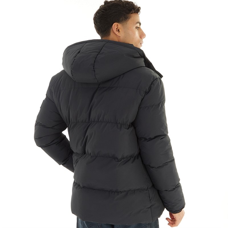 Avant Garde Mens Cottian Puffer Jacket Black - Image 2