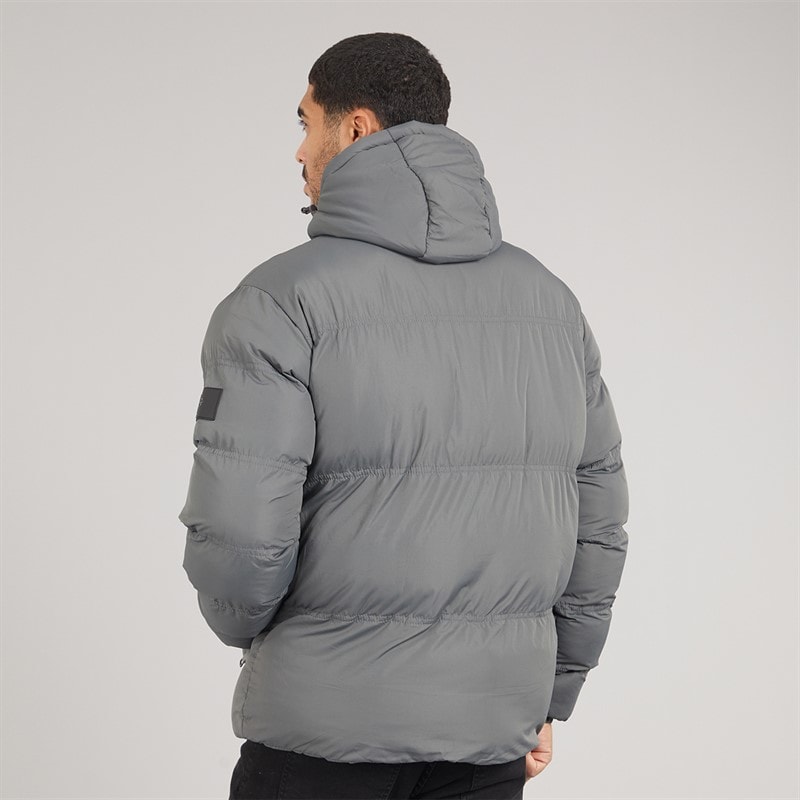 Avant Garde Mens Rawlins Puffer Jacket Charcoal - Image 2