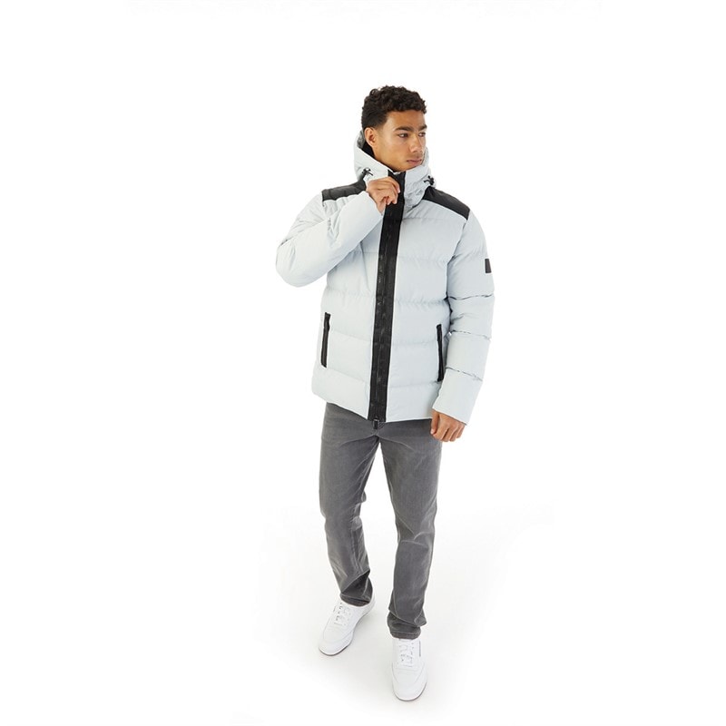 Avant Garde Mens Alps Puffer Jacket Frost Grey - Image 4