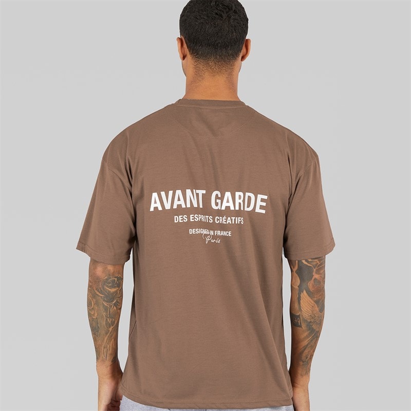 Avant Garde Mens Creatives T-Shirt Mink - Image 2
