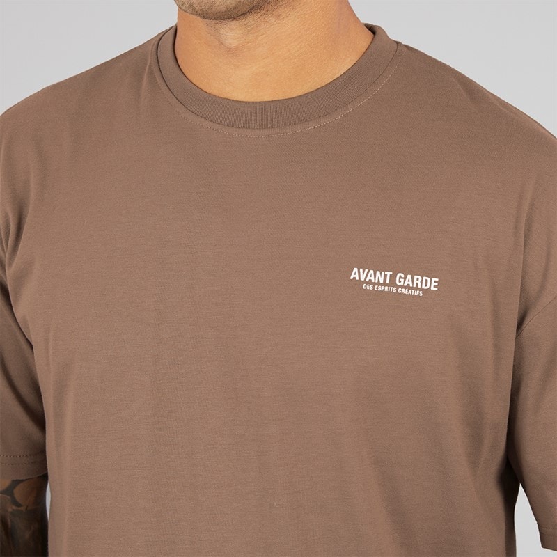 Avant Garde Mens Creatives T-Shirt Mink - Image 3