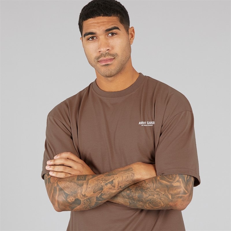 Avant Garde Mens Creatives T-Shirt Mink - Image 5