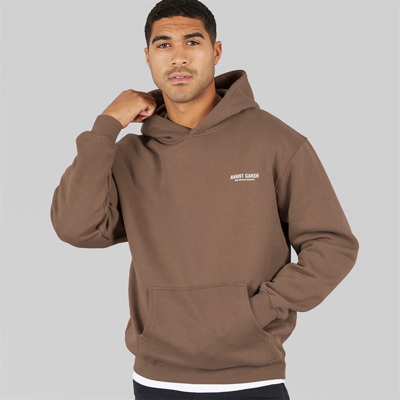 Avant Garde Mens Creatives Hoodie Mink