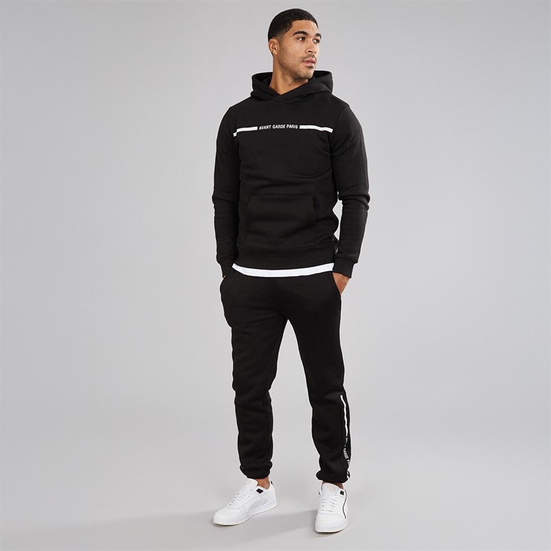 Avant Garde Mens Delphic Tracksuit Black - Image 4